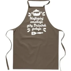 Förkläden-KÖKSFÖRKLÄDE beige MORFARS LAGER MAT present till morfars dag FA_426_b