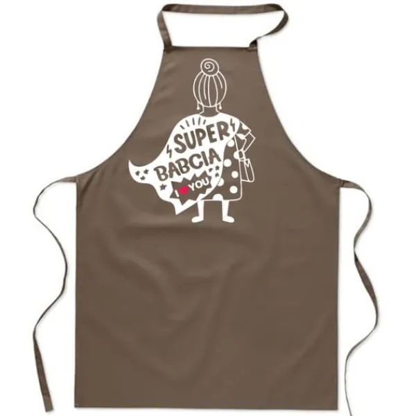Förkläden-KÖKSFÖRKLÄDE beige SUPERFORMA-present till mormors dag FA_416_b