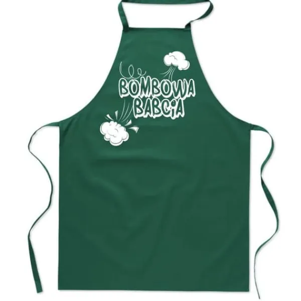 Förkläden-KÖKSFÖRKLÄDE grönt BOMOWA FARMORMOR present till roliga dagar FA_432_z