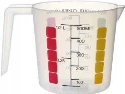 Mått & Måttskedar-Kökskanna med mätkopp, plast, SAM, 0,5 l