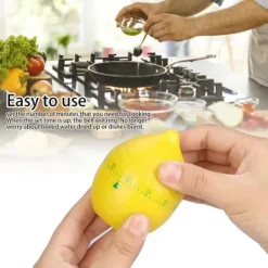 Äggklockor-Köksmekanisk Timer Manuella Citronformade Räknare för Hemlagning Timingverktyg