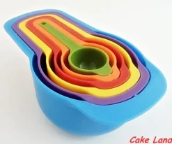 Mått & Måttskedar-Köksmåttkoppar, set om 6