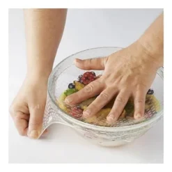 Skållock-Köksredskap - CHEVALIER DIFFUSION - Förvaringslock - Plast - Återanvändbara - 3 storlekar