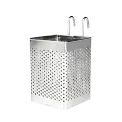 Köksorganiserare-Köksredskap Förvaringshållare Rostfritt Stål Gaffel Ätpinnar Förvaringsorganisatör Bordshållare