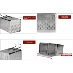 Köksorganiserare-Köksredskap Förvaringshållare Rostfritt Stål Gaffel Ätpinnar Förvaringsorganisatör Bordshållare