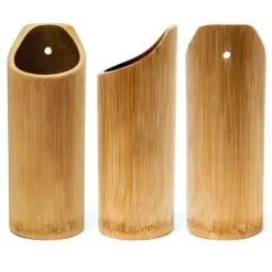 Köksutrustningsset-Köksredskapsset - Relaxdays - 6 delar - Ställning i bambu - 30 cm - Ljust brunt