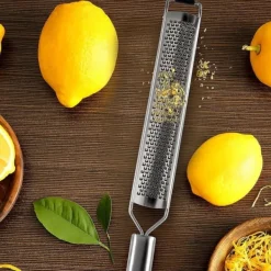 Köksrivjärn för grönsaker, ost, choklad, frukt, stål, platt, 38 cm ORION 144803