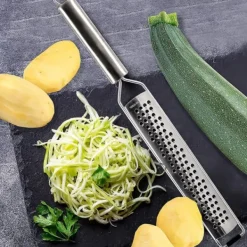 Köksrivjärn för grönsaker, ost, citrusfrukter, stål, platt, 38 cm ORION 144804