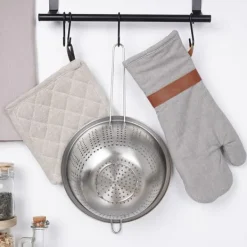 Kökssil i rostfritt stål med handtag 21 cm