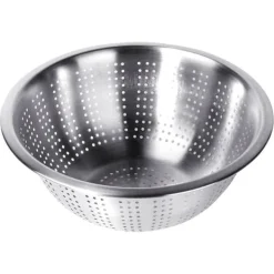Kökssil Stål durkslag Sil för silning av grönsaker och frukter 28 cm