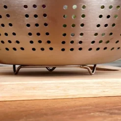 Kökssil Stål durkslag Sil för silning av grönsaker och frukter 28 cm