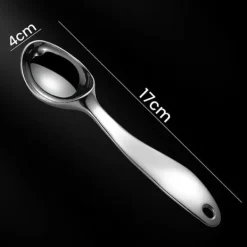 Matbestick-Kökssked i metall för att servera glass och sorbet