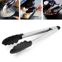 Kökstång i silikon i rostfritt stål 9