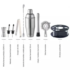 Klausberg Barset 9 Delar Cocktailset Svart