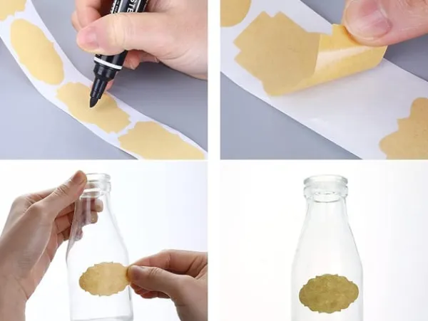 Klisteretiketter / Etiketter på Rulle - 250 st