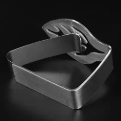 Dukclips & -Vikter-Klämma för bordsduk i rostfritt stål - Halkfri köksbordsklämma (blad)