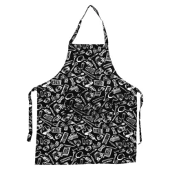 Förkläden-Klänning för matlagningskock förkläde med ficka - praktiskt och snyggt (#3 kokverktyg)