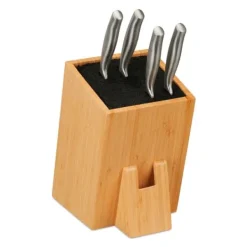 Knivblock, 25x14.5x22 cm, Natur