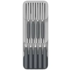 Knivlåda för 9 köksknivar - Grå