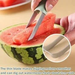 KNIVSkärare/skivare för att skära vattenmelonfrukter, set om 3