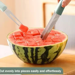 KNIVSkärare/skivare för att skära vattenmelonfrukter, set om 3
