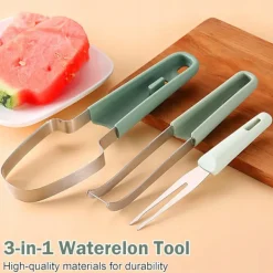 KNIVSkärare/skivare för att skära vattenmelonfrukter, set om 3