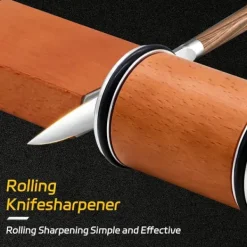 Köksknivar-Knivslip med Industriell Diamant – Rotationsknivslipare, Sliphjulsverktyg med 15° och 20° Multi-vinkel Knivslipningsverktyg, Lämpligt för Köksknivar | CDON