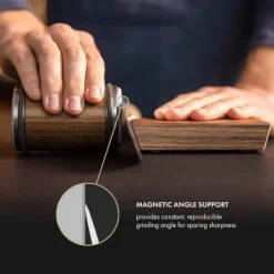 Knivslip med Rullar–Whetstone Rotationsknivslipare med Industriell Diamant 15° och 20° för Knivslipning, Knivslipningssystem med Rullar för Köksknivar | CDON