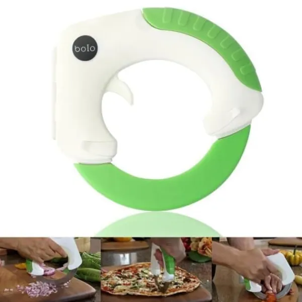 Kockkniv Kök Grönsakscirkulär rullkniv Pizza Universal Fruktkniv Ost Köttrullning