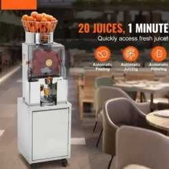 Juicepressar-Kommersiell apelsinpress 120W Automatisk juicepress extraktor