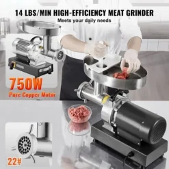 Matkvarnar-Kommersiell Elektrisk Köttkvarn, Hög Prestanda, Korvstoppare, Effektiv Malning och Fyllning, Kvalitetsmaskin för Kök