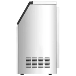 Ismaskiner-Kommersiell ismaskin, Fristående skåpmaskin, 120lbs/24H Produktionskapacitet, 36 isbitar per cykel