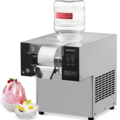 Kommersiell Snömaskin, 176LBS/24H Modell, Glassmaskin i Rostfritt Stål