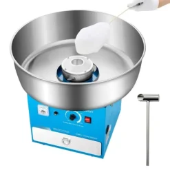 Maskiner För Spunnet Socker-Kommersiell Sockervaddsmaskin, 1000W Modell, perfekt för fester, Blå Färg
