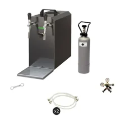 Ölkranar-Komplett set - Öltapp - Stream 50 två linjer torr kylare, run kylare 50 liter/h, KEG:Type A, KEG 2:Type M