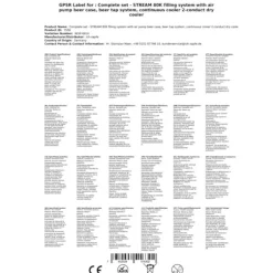 Komplett set - Öltapp STREAM 80K med luftpump, ölväska, genomströmningskylare, 2-linjers torrkylare, KEG:5 liters adapter, KEG 2:Type M