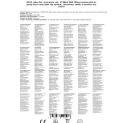 Komplett set - Öltapp STREAM 80K med luftpump, ölväska, genomströmningskylare, 2-linjers torrkylare, KEG:Type D, KEG 2:NC Adapter