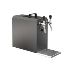 Ölkranar-Komplett set - Öltapp STREAM 50K med luftpump ölkorg, flödeskylare 2-ledare torrkylare, upp till 55 liter/h - BLACK EDITION, KEG:Type G, KEG 2:KeyKeg | CDON