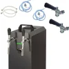 Komplett set - Öltapp STREAM 50K med luftpump ölkorg, flödeskylare 2-ledare torrkylare, upp till 55 liter/h - BLACK EDITION, KEG:utan, KEG 2:Type M