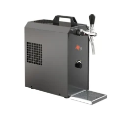 Ölkranar-Komplett uppsättning Öltapp - JET 30 en linje torr kylare, 35 liter/h -Bierkoffer med trätunna, Rengöringssats för kran och kagge, KEG:Type A