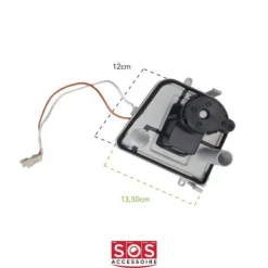 Whirlpool Kondensavloppspump för torkar AZB8211 481070109852 852122365000 - MYU 7