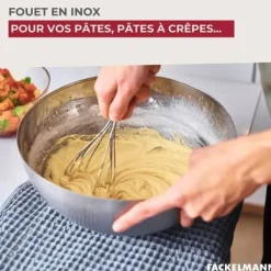 Vispar-Konditorivaror - Fackelmann - 26 cm - Rostfritt stål - Mångsidigt köksredskap