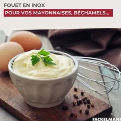 Vispar-Konditorivaror - Fackelmann - 26 cm - Rostfritt stål - Mångsidigt köksredskap