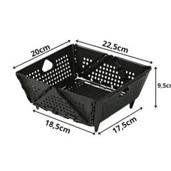 Korg och durkslag - Hopfällbar plastkorg för frukt och grönt
