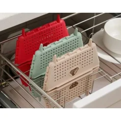 Korg och durkslag - Hopfällbar plastkorg för frukt och grönt