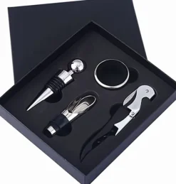 Korkskruvar-Korkskruvset (vinhällare, sjöhästkniv, vinring, vinpropp)