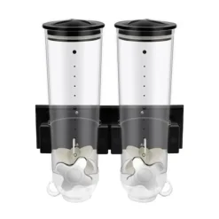 Matautomater-Korndispenser, Väggmonterad Design, Stor Kapacitet,svart