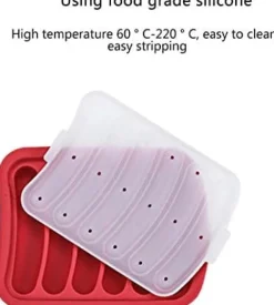 Korvform i silikon, gör-det-själv varmkorv, handgjord skinkkorv för att göra barnmat eller kylda varmkorvar