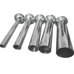 Jerkyspruta-Korvstoppare 5 L Rostfritt Stål med 5 x Korvhorn Manuell Korvstoppningsmaskin Kommersiell Professionell Storkök Restaurang Hemmabruk Slakteri