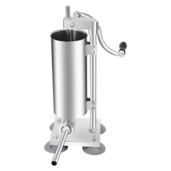 Pressar-Korvstoppare, 3L kapacitet, vertikal handvevdesign, olika rör ingår,Silver